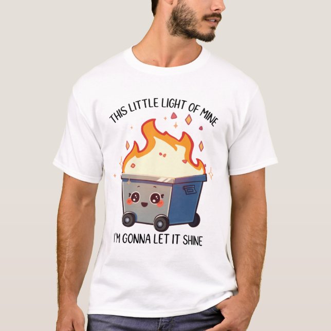 Camiseta Esta Pequena Luz Minha Vou Deixá-La Brilhar (Frente)