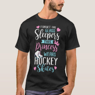 Camiseta Esta Princesa Veste a Princesa de Hockey Skates