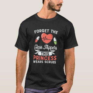 Camiseta Esta Princesa Veste Enfermeiros Enfermeiros Dia W