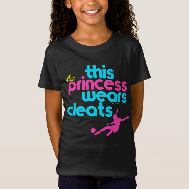 Camiseta Esta princesa Vestir-se Grampo - Golly meninas (Frente)