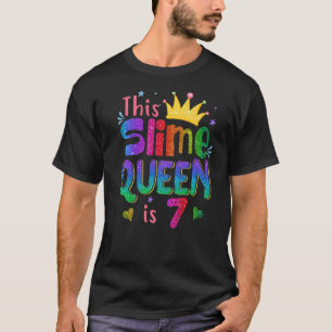 Camiseta Esta rainha do lodo é 7 de aniversário T