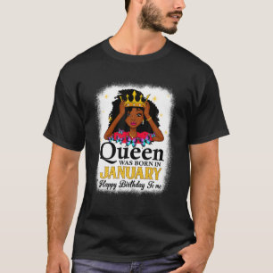 Camiseta Esta Rainha Era Nascer Em Janeiro, Garota Bonita