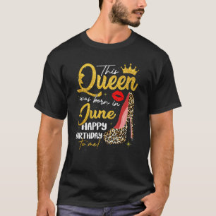 Camiseta Esta Rainha Era Nascer No Colégio Leopardo De Junh
