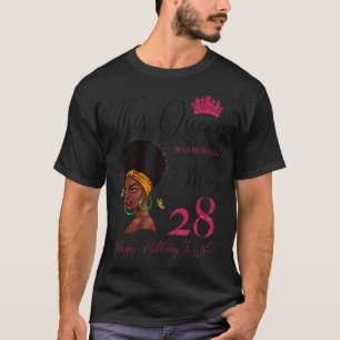 Camiseta Esta Rainha Foi Nascer Em 28 De Maio