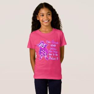 Camiseta Esta rainha nunca segue as regras rosa-quente