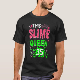 Camiseta Esta Rainha Slime É 35 Rainha Slime Para A Famíl