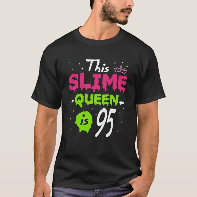 Camiseta Esta Rainha Slime É 95º Aniversário Rainha Slime 9 (Frente)