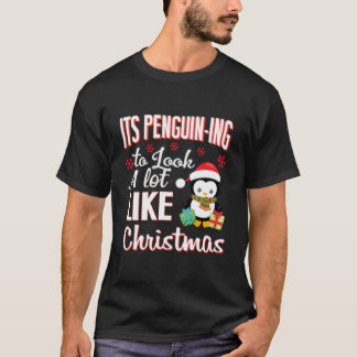 Camiseta Está Se Tornando Um Pinguim Para Se Parecer Muito