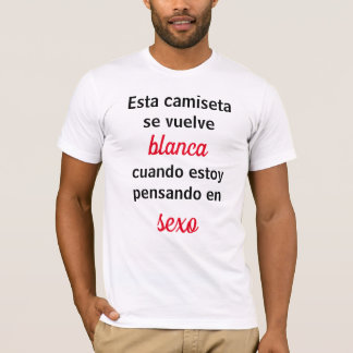 Camiseta  esta se vuelve blanca