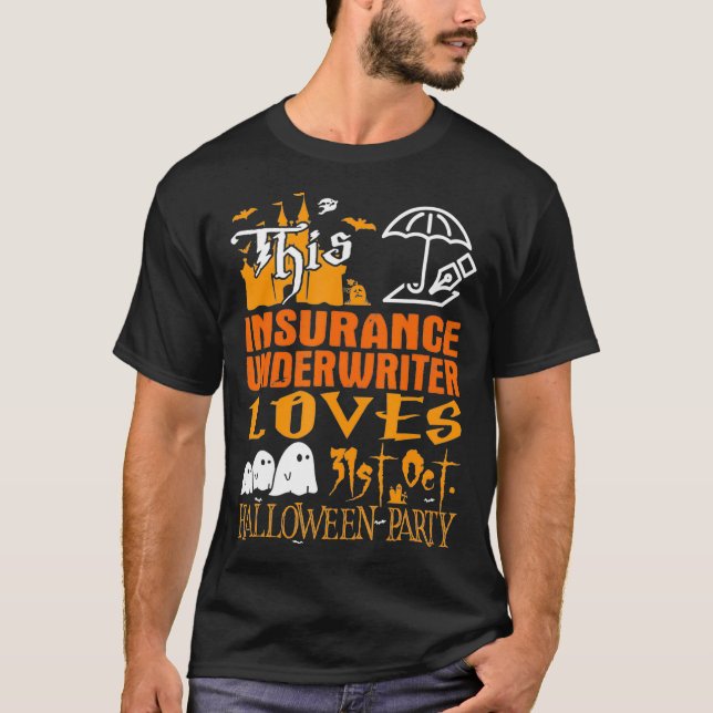 Camiseta Esta Seguradora Adora o Hallowee 31º Oct (Frente)