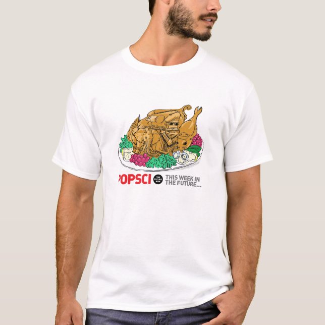 Camiseta Esta semana no futuro pelo t-shirt de Baarbarian (Frente)