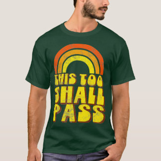 Camiseta ESTA TAMBÉM DEVE PASSAR 70s Vintage Wise Rainbow