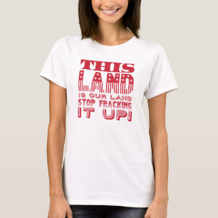 Camiseta "Esta terra…" Impressão corajoso da bandeira
