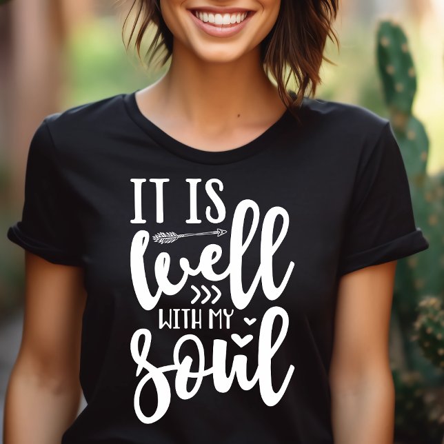 Camiseta Está Tudo Bem Com a Minha Alma (Criador carregado)