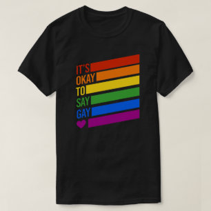 Camiseta Está tudo bem dizer Gay