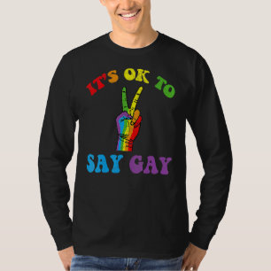 Camiseta Está Tudo Bem Dizer Que Gay Flórida Está Bem Dizer