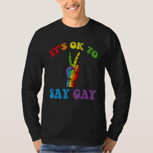 Camiseta Está Tudo Bem Dizer Que Gay Flórida Está Bem Dizer