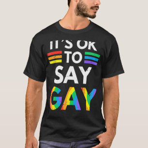 Camiseta Está Tudo Bem Dizer Que Gay Flórida Está Bem Dizer