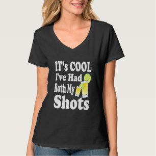 Camiseta Está Tudo Bem Eu Tomei As Duas Doses Tequila Vacin