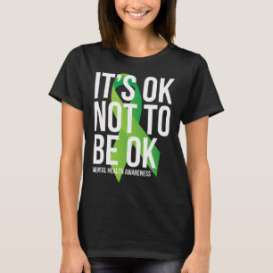 Camiseta Está tudo bem não estar bem saúde mental atenção R