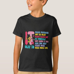 Camiseta Está Tudo Bem Não Estar Bem Sensibilização Para A