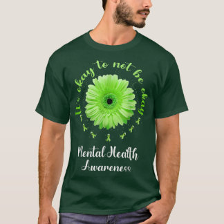 Camiseta Está tudo bem não estar bem Sensibilização para a