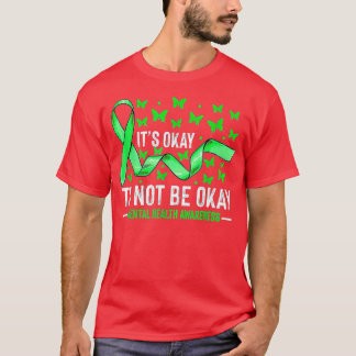 Camiseta Está Tudo Bem Não Estar Ok Manteiga De Sensibiliza