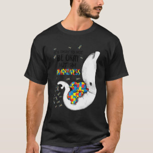 Camiseta Está tudo bem não ser um elefante autista Puzz