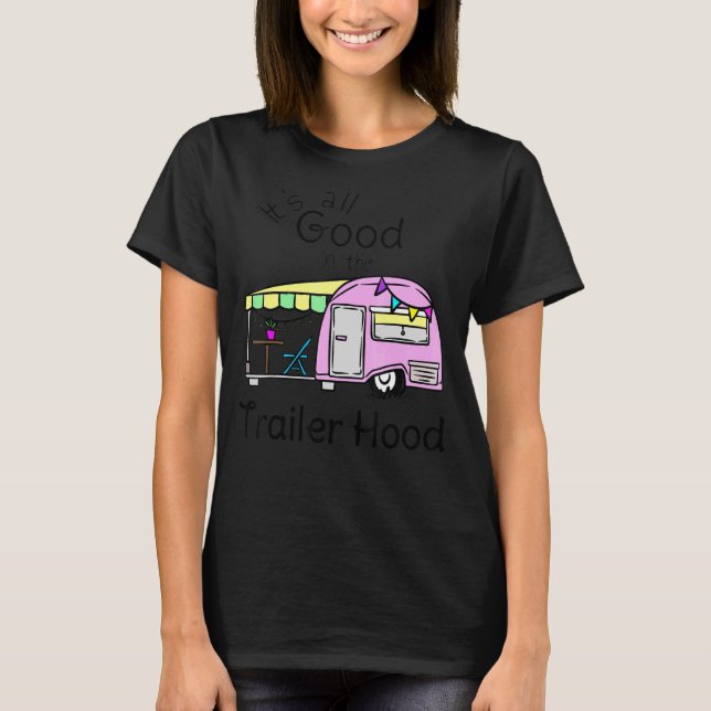 Camiseta Está Tudo Bem No Trailer Hood Rv Camping Frie (Frente)