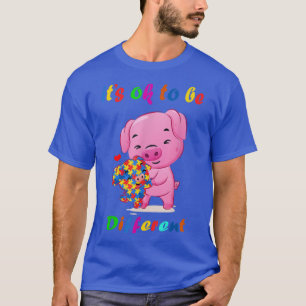 Camiseta Está Tudo Bem Ser Diferente Autismo Autista Sensib