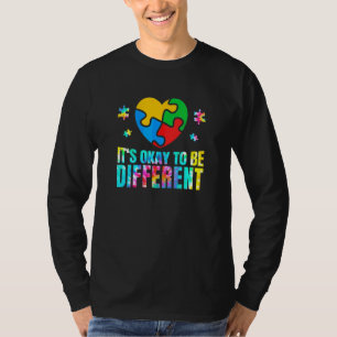 Camiseta Está Tudo Bem Ser Diferente Autismo De Suporte Aut