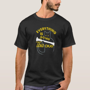 Camiseta Está Tudo Indo Para A Tibia, Ok Cat.