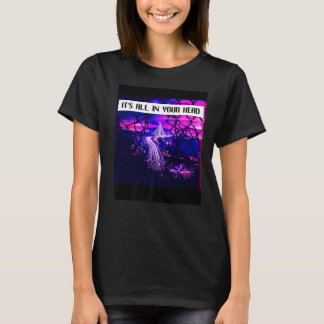 Camiseta Está Tudo Na Sua Cabeça Glitchcore Weirdcore Vapor