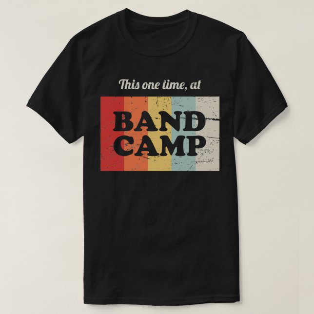 Camiseta Esta Vez Na Banda Camp Marching Banda (Frente do Design)