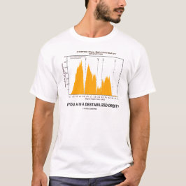 Camiseta Está você em uma órbita desestabilizada? (Humor da