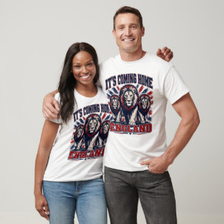 Camiseta Está Voltando para Casa Inglaterra Três Leões