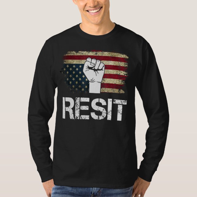 Camiseta Estabelecimento de Resistência à Bandeira American (Frente)