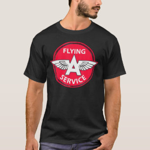 Camiseta Estação A Gás Que Arvora Um Motor De Serviço