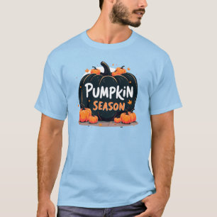 Camiseta Estação de Abóbora, Dia de Ação de Graças