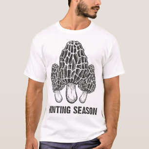 Camiseta Estação de caça Morel Mushroom