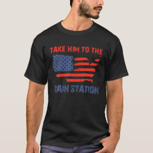 Camiseta Estação de Comboio Humor Patriótica Vintage Ant