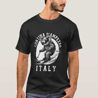 Camiseta Estação de Esqui Cortina d'Ampezzo Alpes Italianos