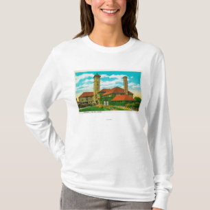 Camiseta Estação de estrada de ferro do depósito da uni
