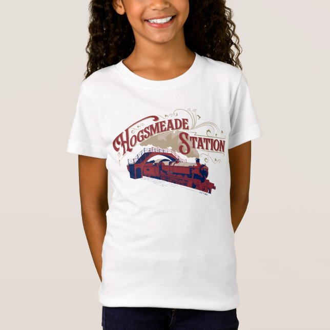 Camiseta Estação de HOGSMEADE Gráfico Antigo (Frente)