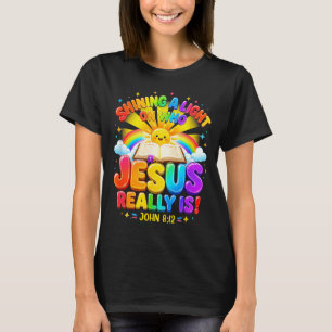 Camiseta Estação de Iluminação Revelando Quem é Jesus