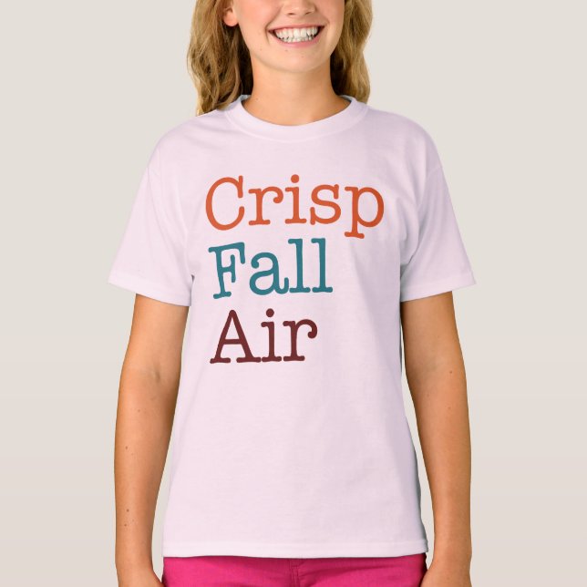 Camiseta Estação de outono de Ar de Queda Crises (Frente)