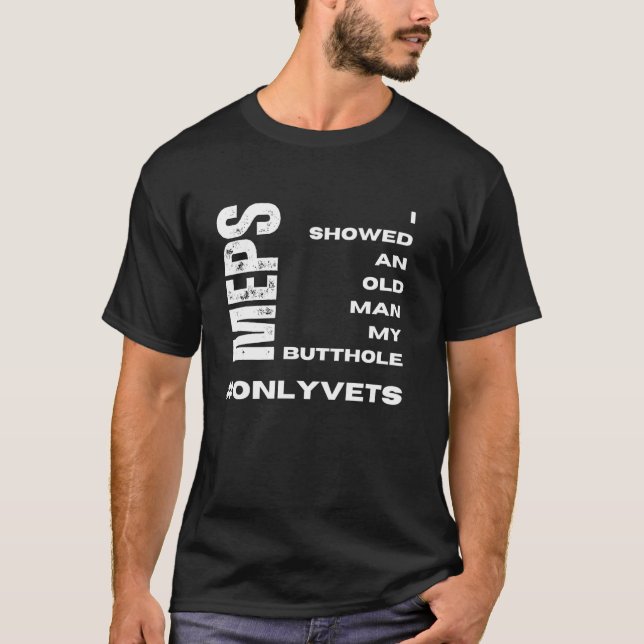 Camiseta Estação de Processamento de Entrada Militar (Frente)
