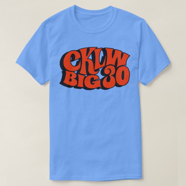 Camiseta Estação de rádio de Windsor CKLW 800 Retro (Frente do Design)