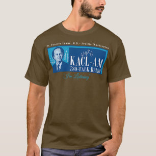 Camiseta Estação de rádio KACL Frasier Crane