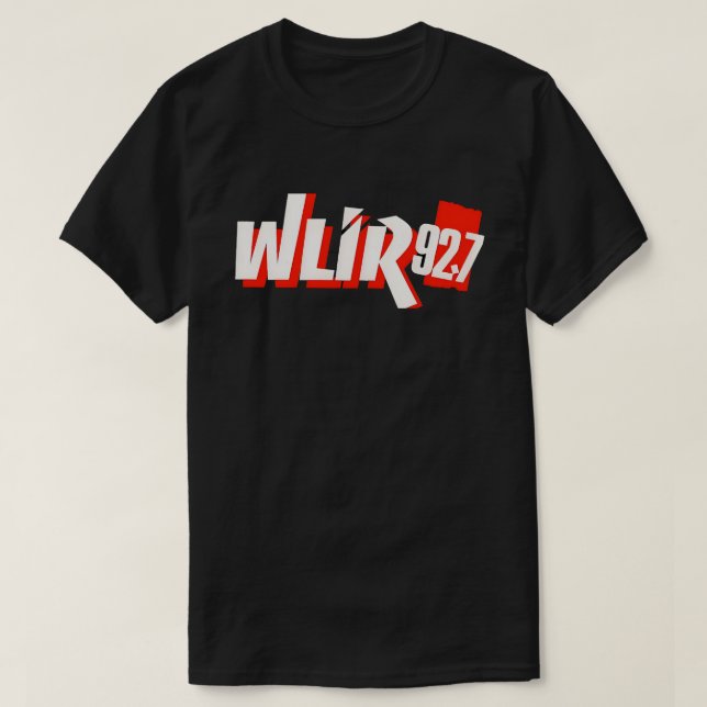 Camiseta Estação de rádio Wlir 92.7 (Frente do Design)